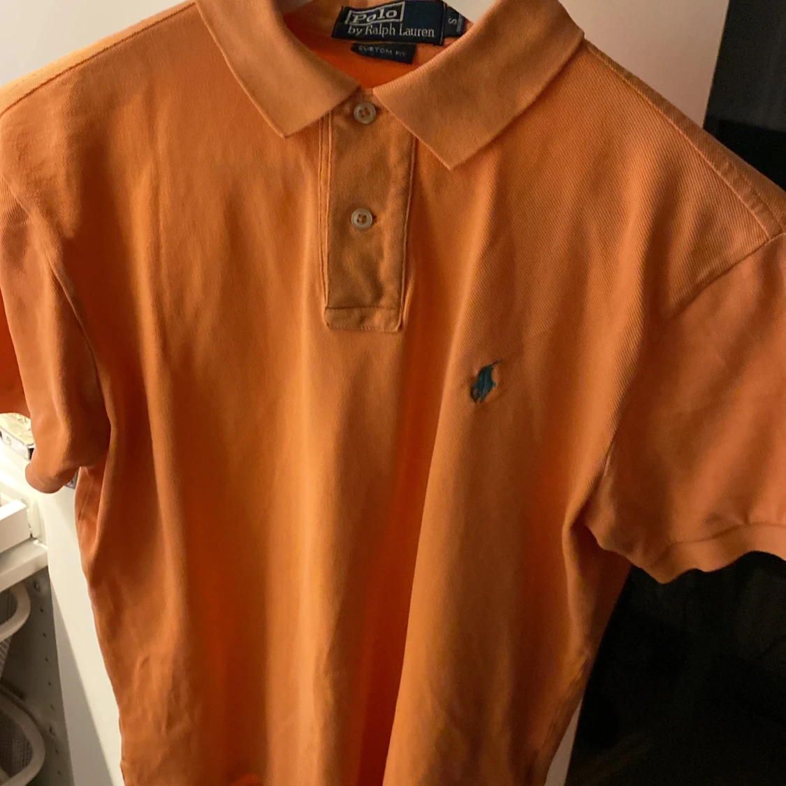 Orange pikétröja från Ralph Lauren