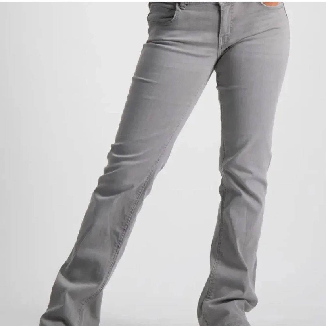Grå bootcut jeans - 90