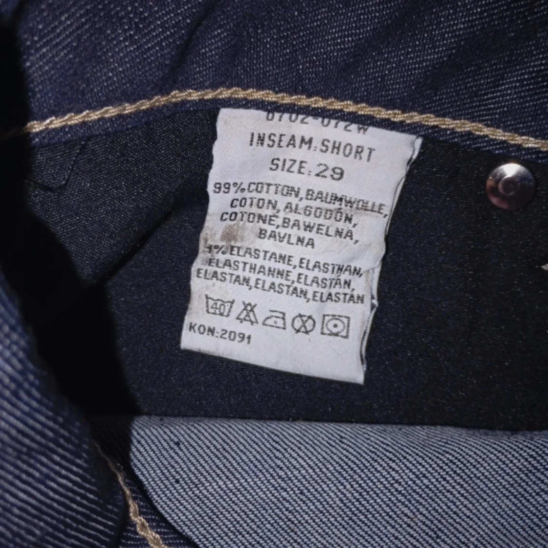 Mörkblå bootcut jeans från Blend - 92