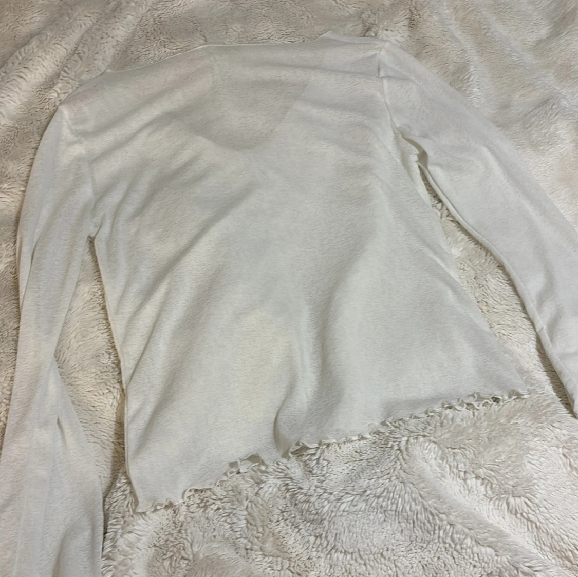 Vit långärmad topp - 92