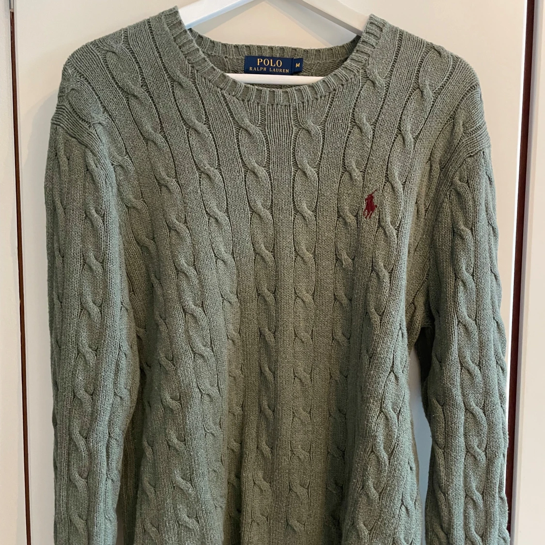 Grön stickad tröja från Ralph Lauren