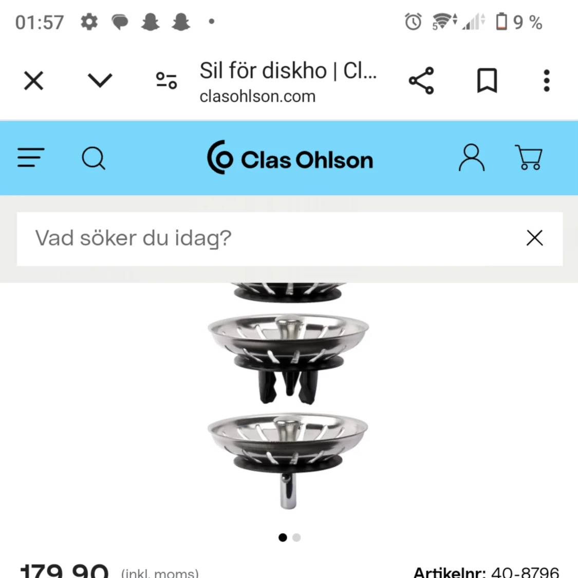 Oanvänd silkorg för diskho! - 92