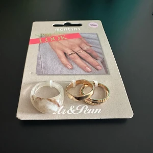 Ringar - Fem ringar varav den längst till vänster är i plast.