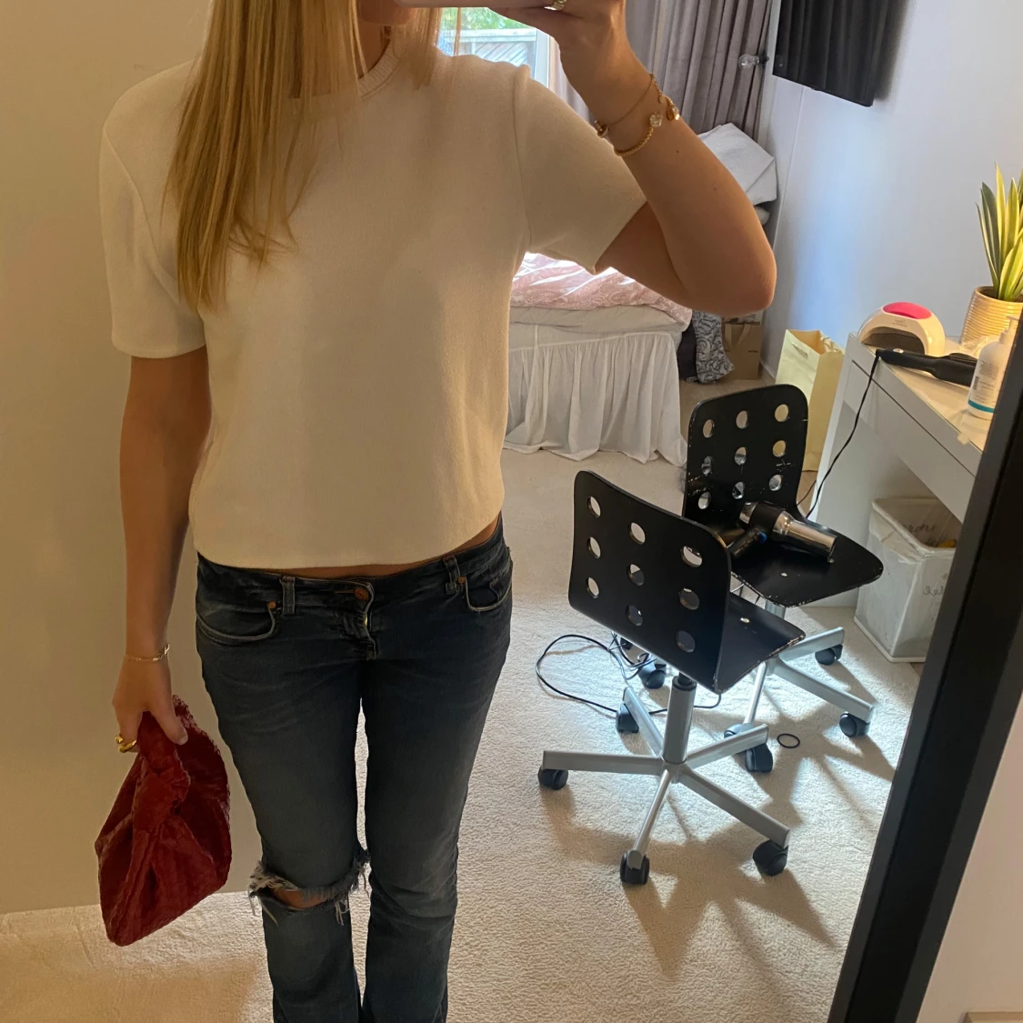 Stickad t-shirt🌸🌸