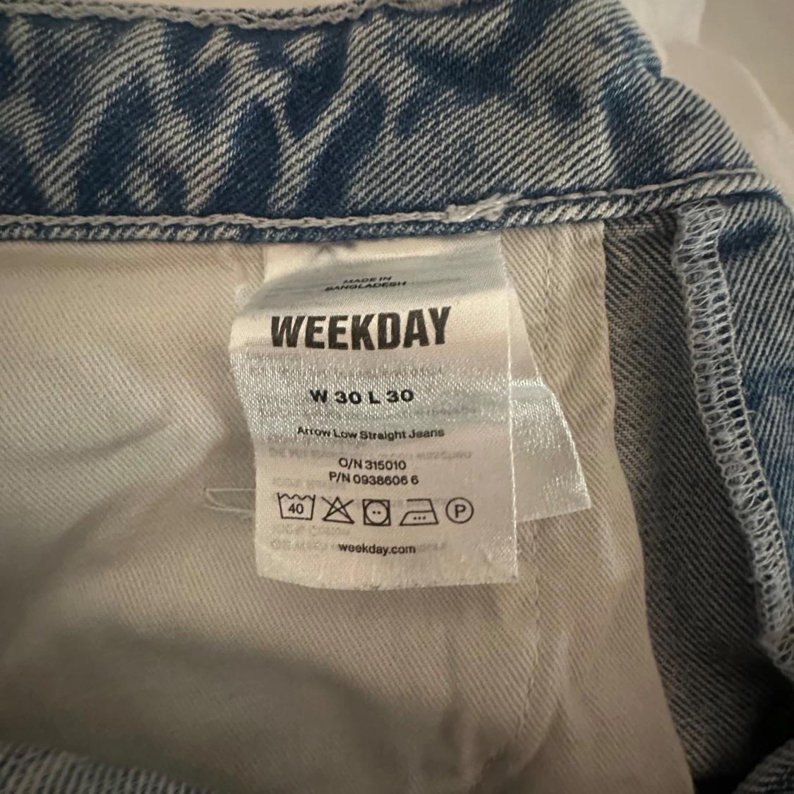 Lågmidjade weekday jeans - 91