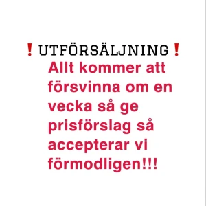 Utförsäljning  - Utförsäljning 