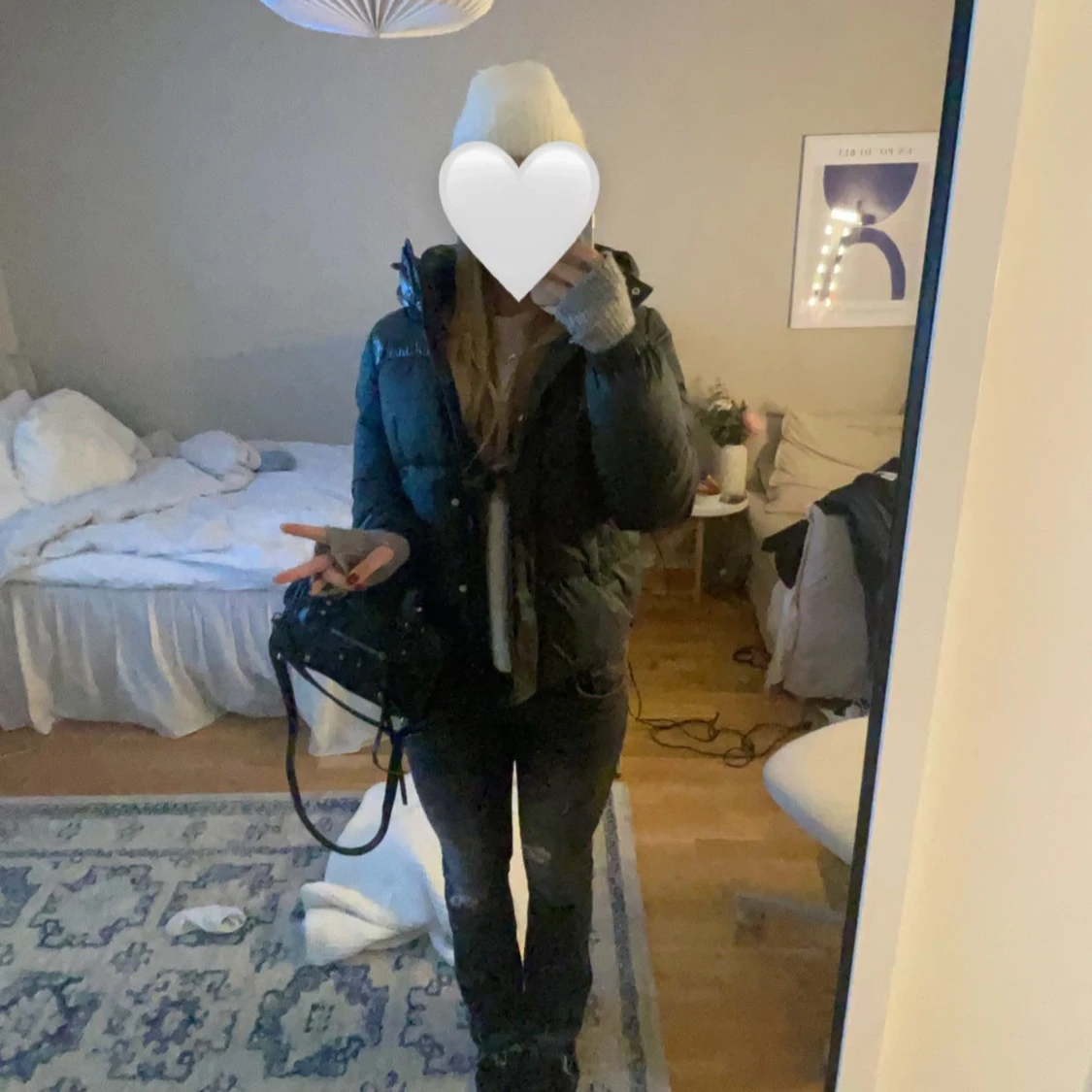 Grön vinterjacka  - 92