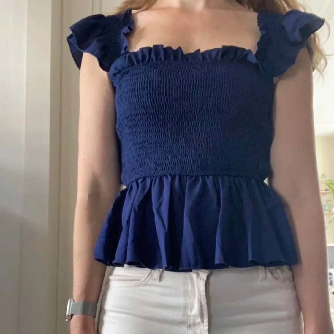 Marinblå topp  - 92