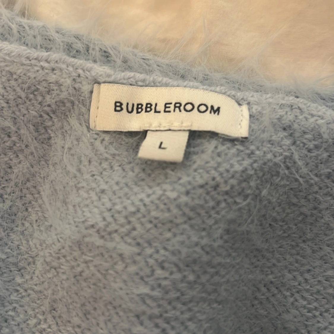 Ljusblå omlottkofta från Bubbleroom - 1