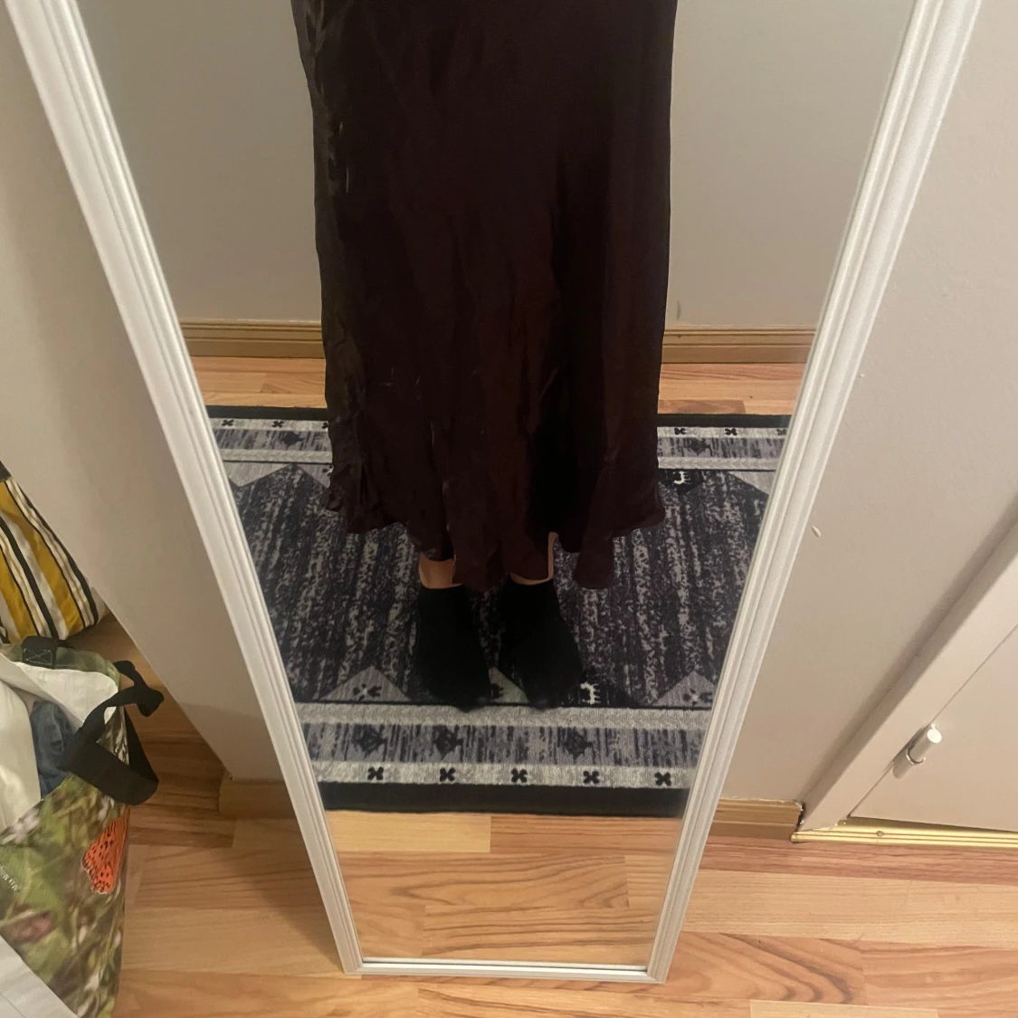 Brun långkjol från Zara