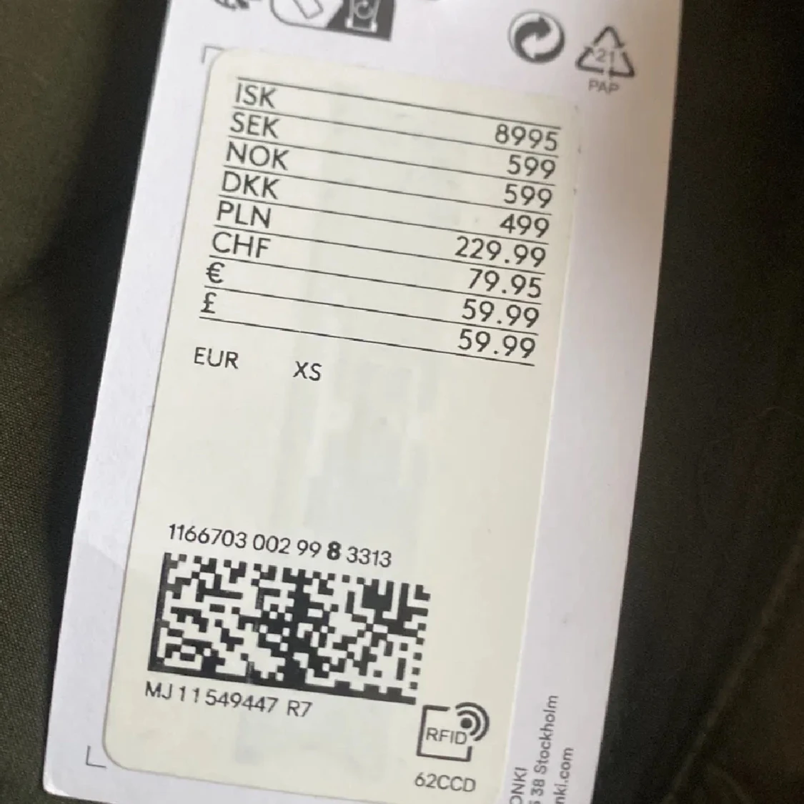 Grön quiltad jacka - 1