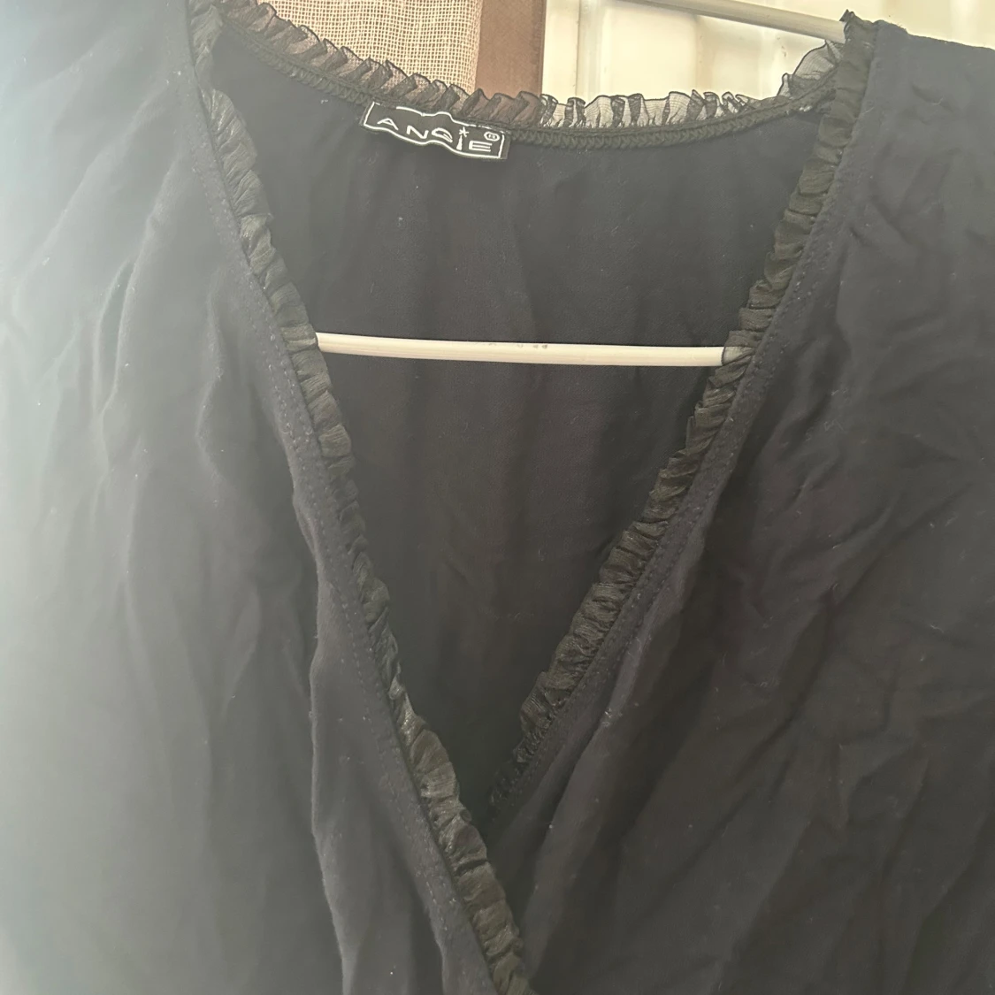 Blus med knytning runt midjan - 1