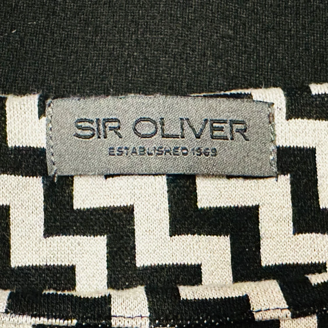 Elegant svart och vit vintageklänning från Sir Oliver - 3