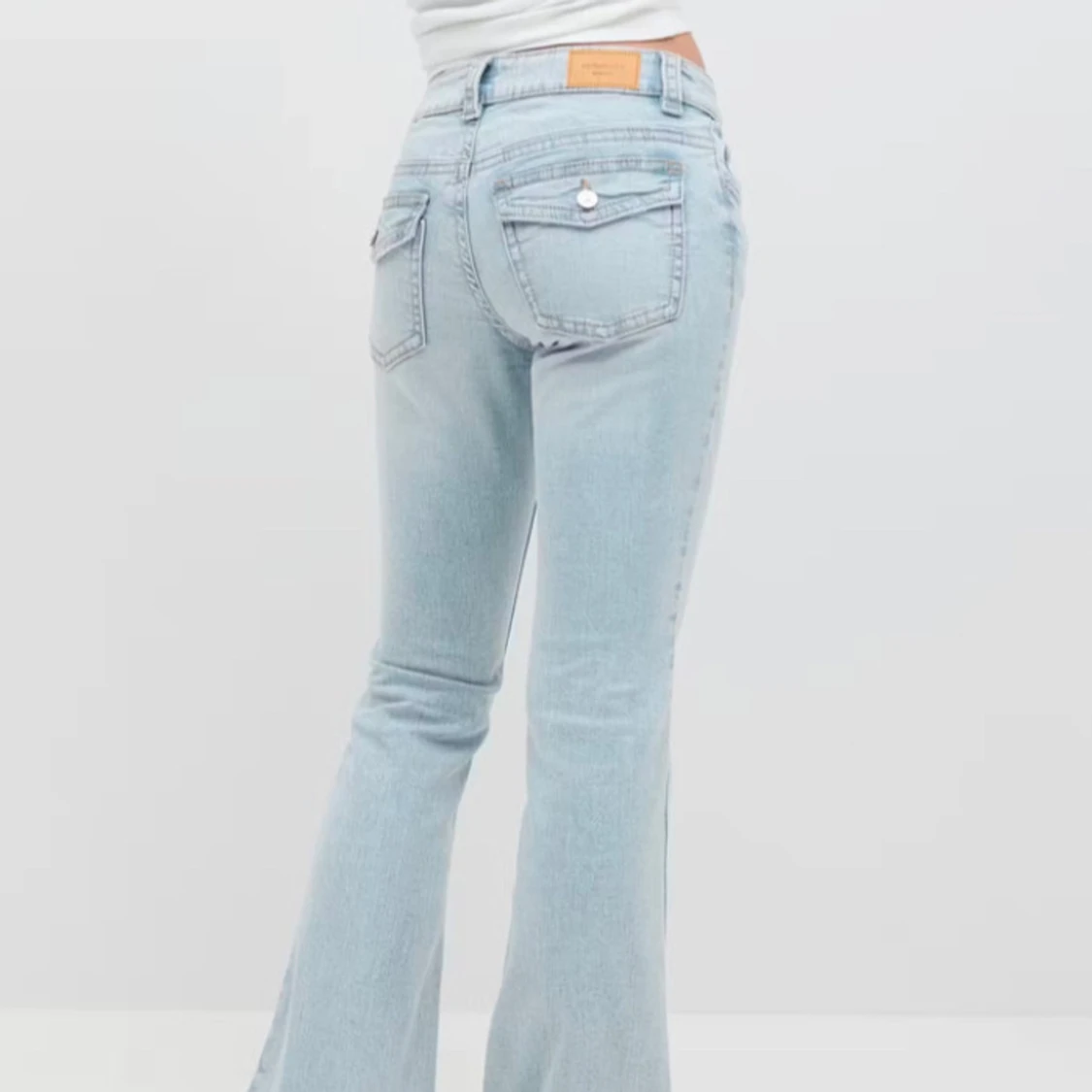 y2k low bootcut jeans - 1