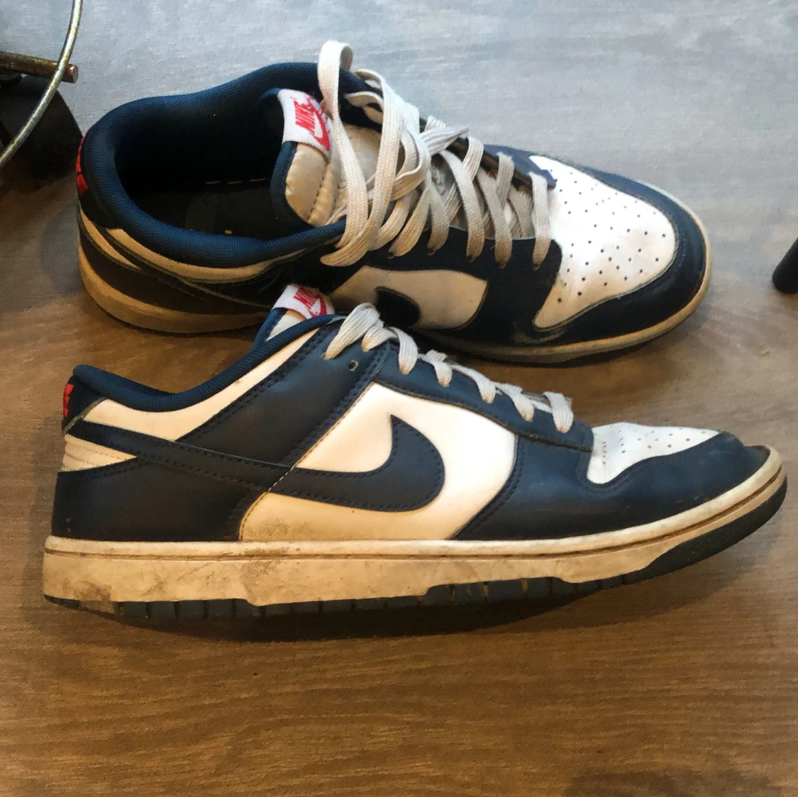 Nike Dunk i blått och vitt - 90