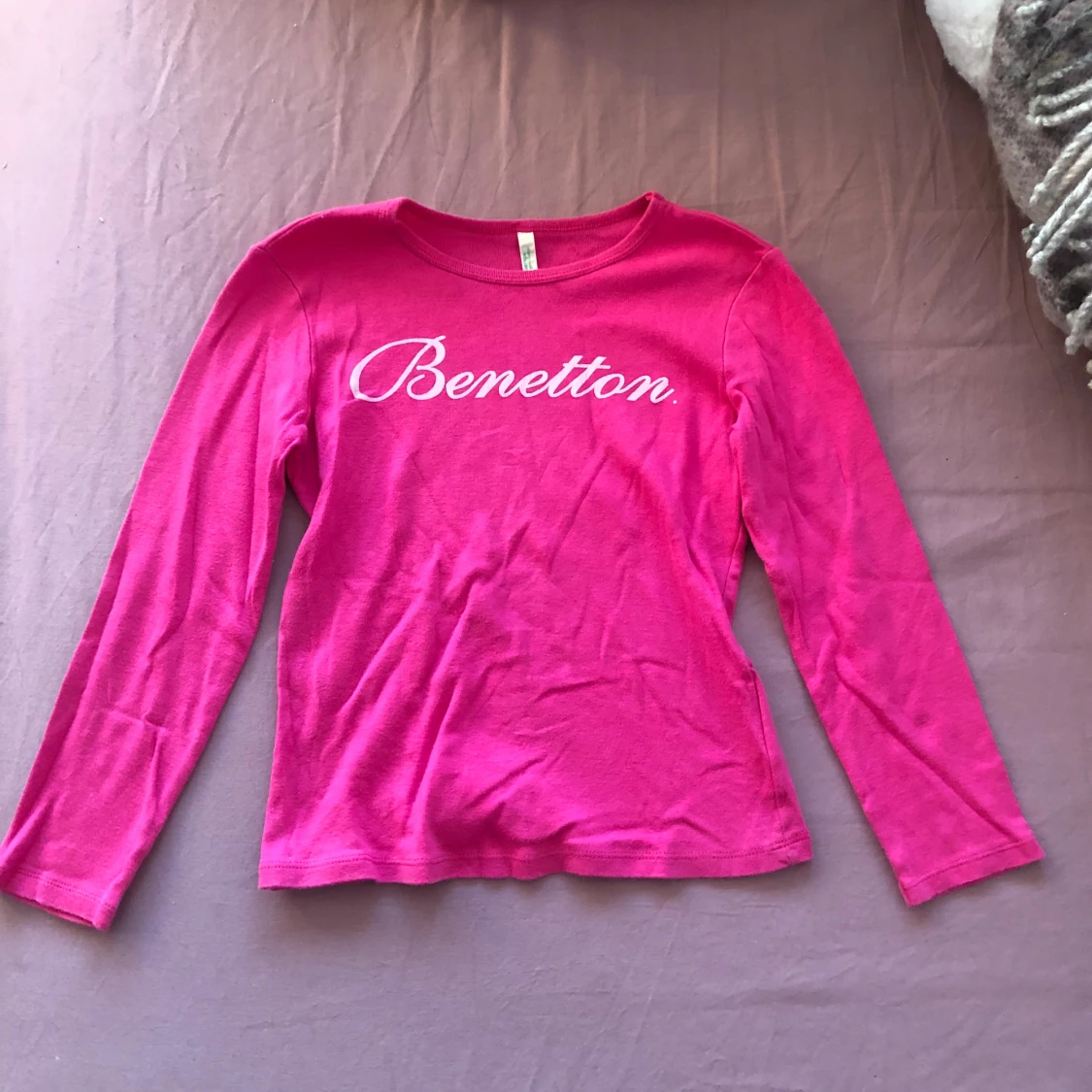 Rosa långärmad tröja från Benetton