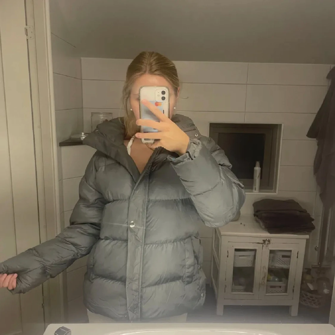 Varm snygg vinterjacka  - 90