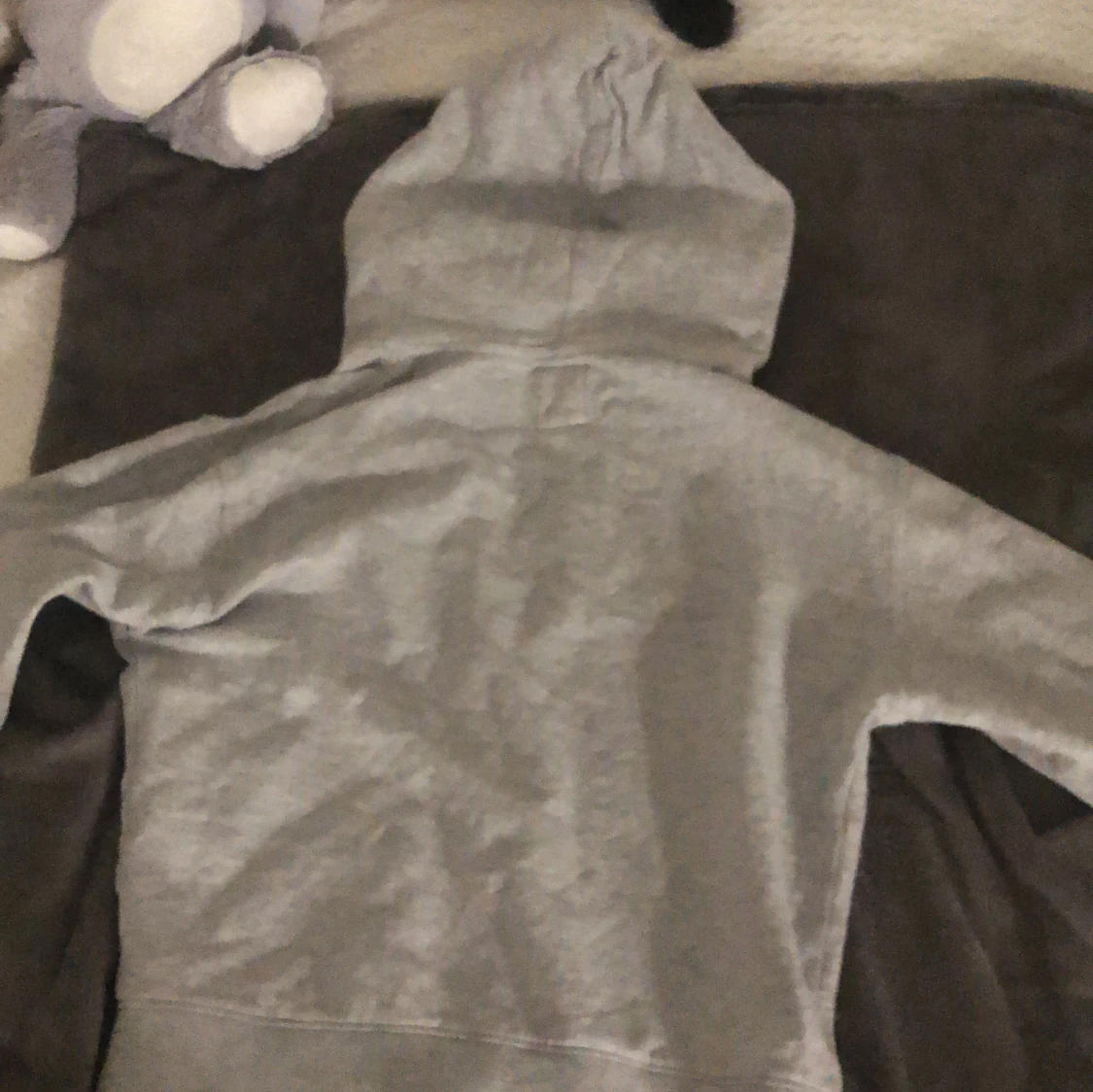 En grå ziphoodie 💕✨ - 92