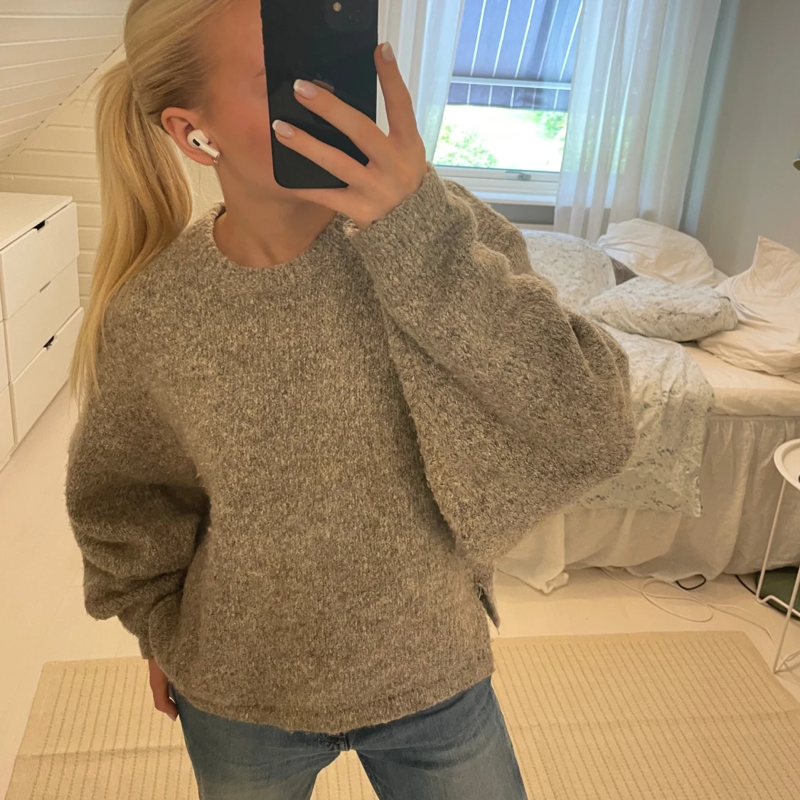Stickad tröja  - 90