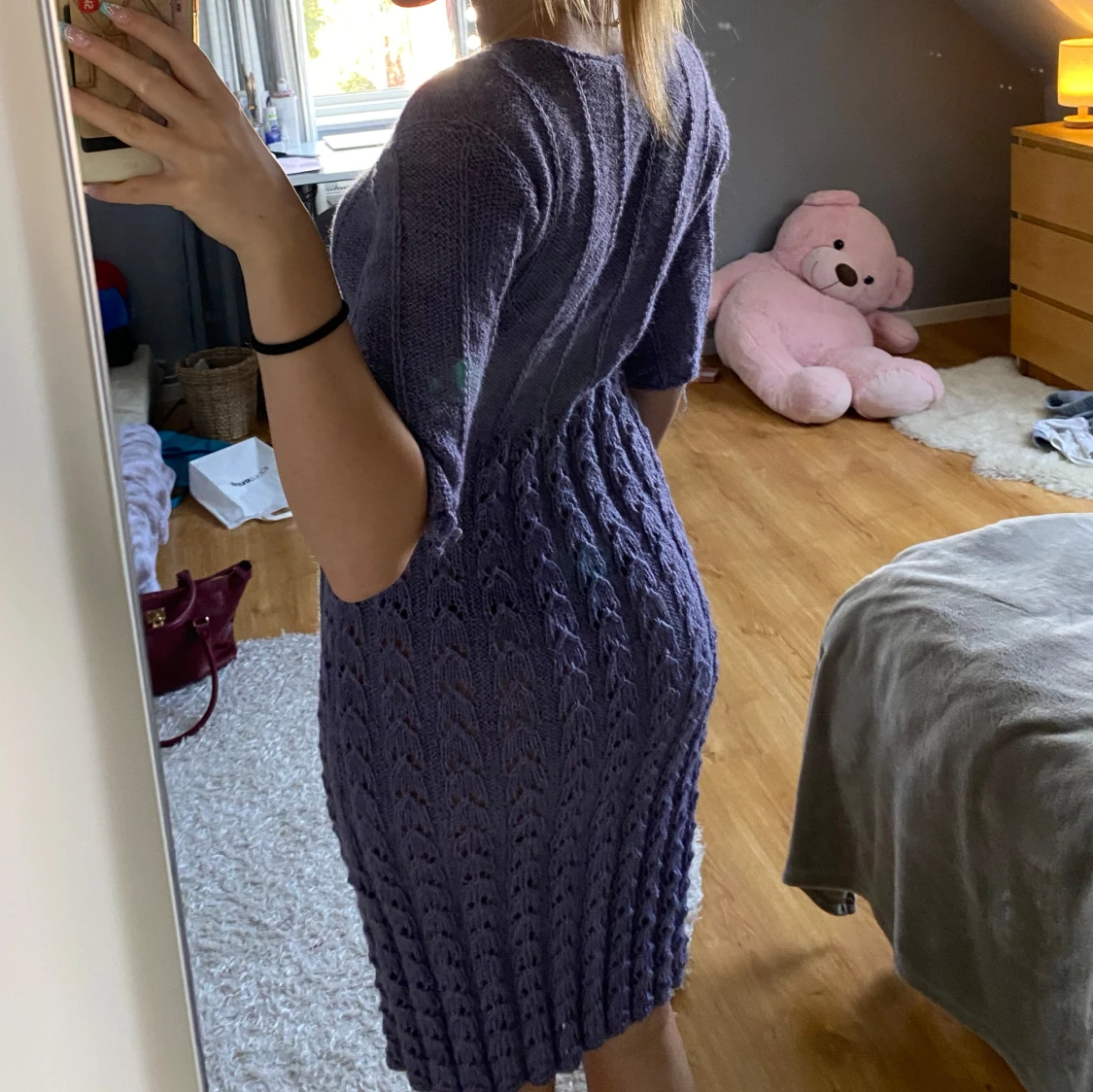 Stickad klänning  - 90