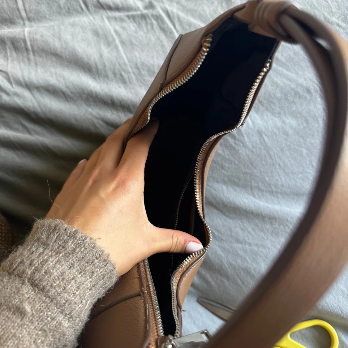 Brun mango väska  - 91