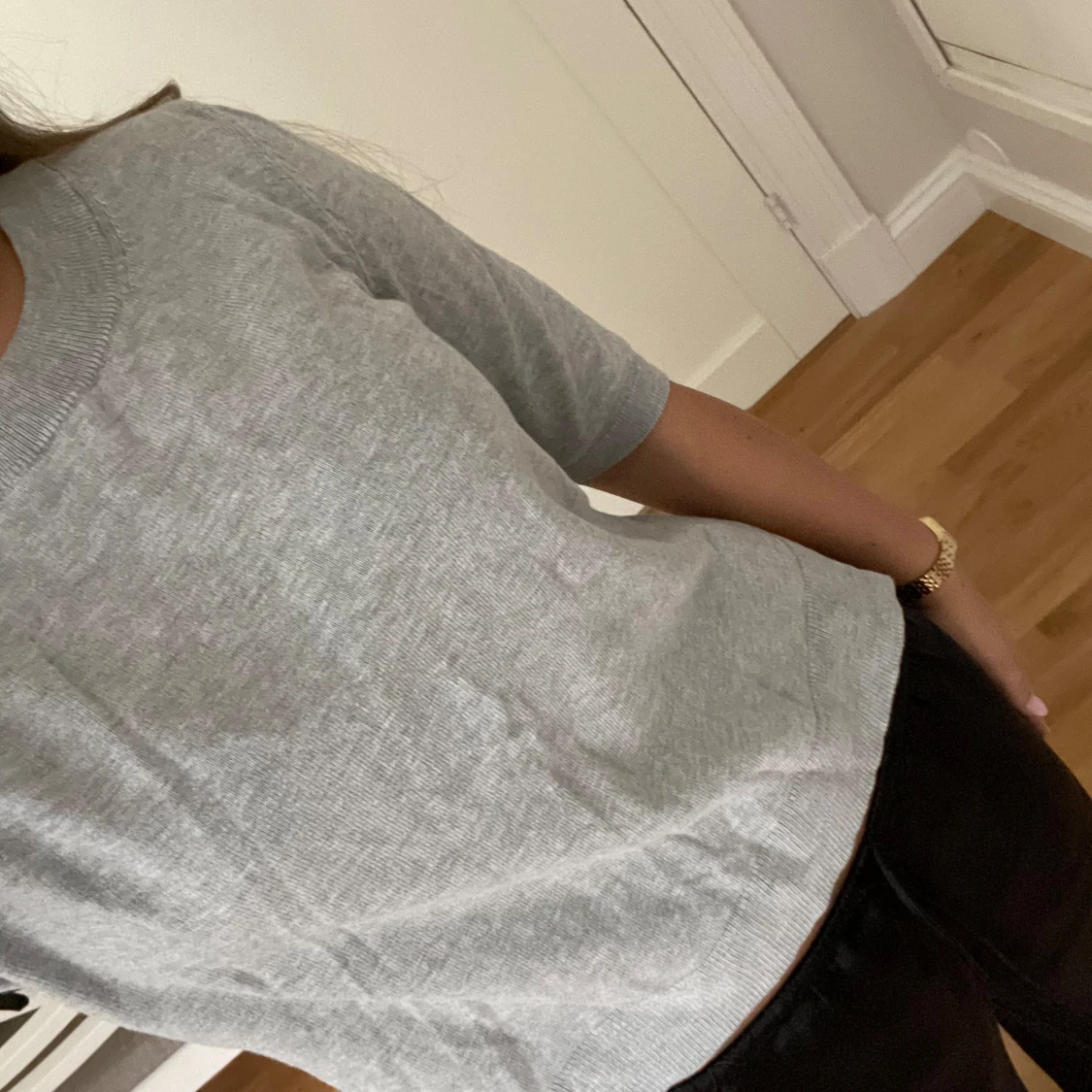 Stickad T-shirt - 90