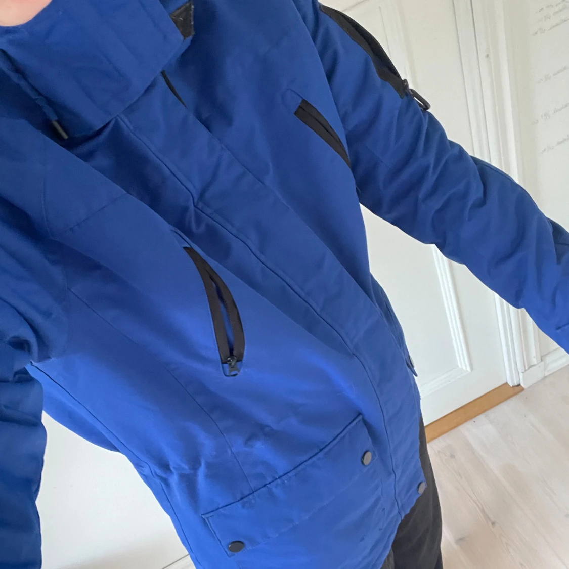 Blå skidjacka från cropp  - 90