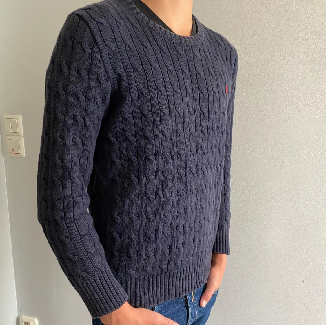 Ralph lauren stickad tröja - 90