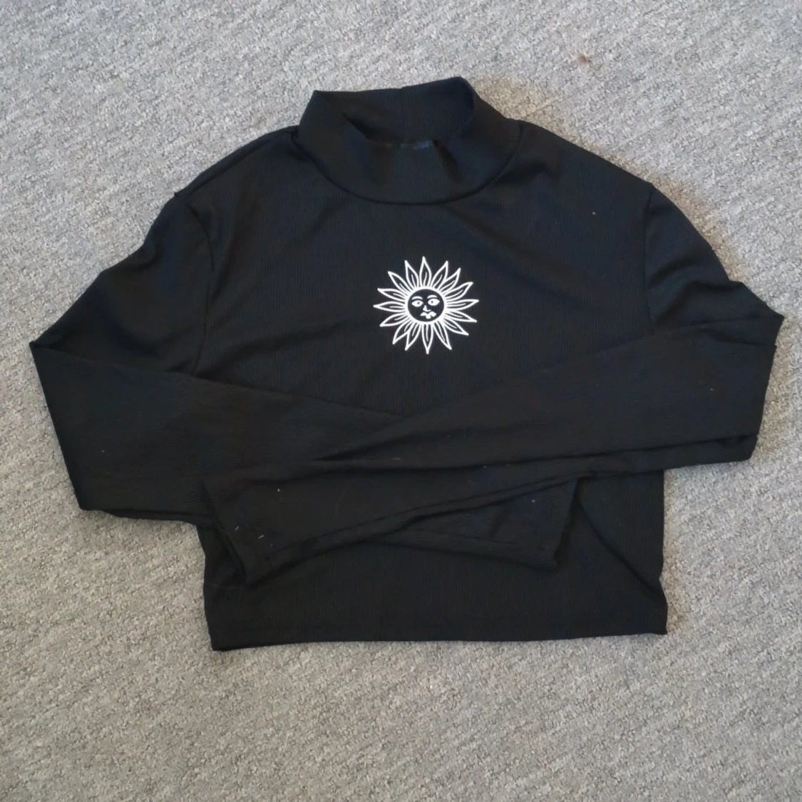 Cropped hippie tröja - 90