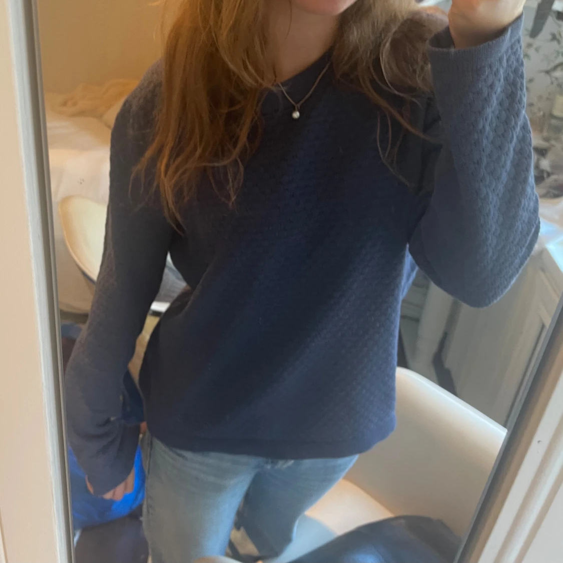 Blå newhouse tröja