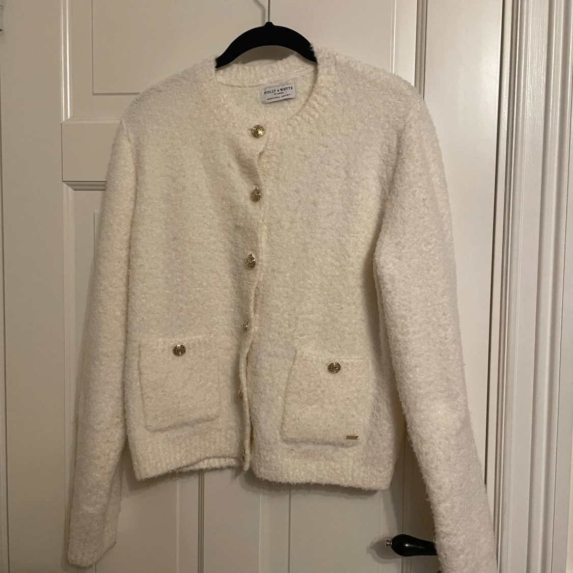 Stickad cardigan🐆💕 - 90