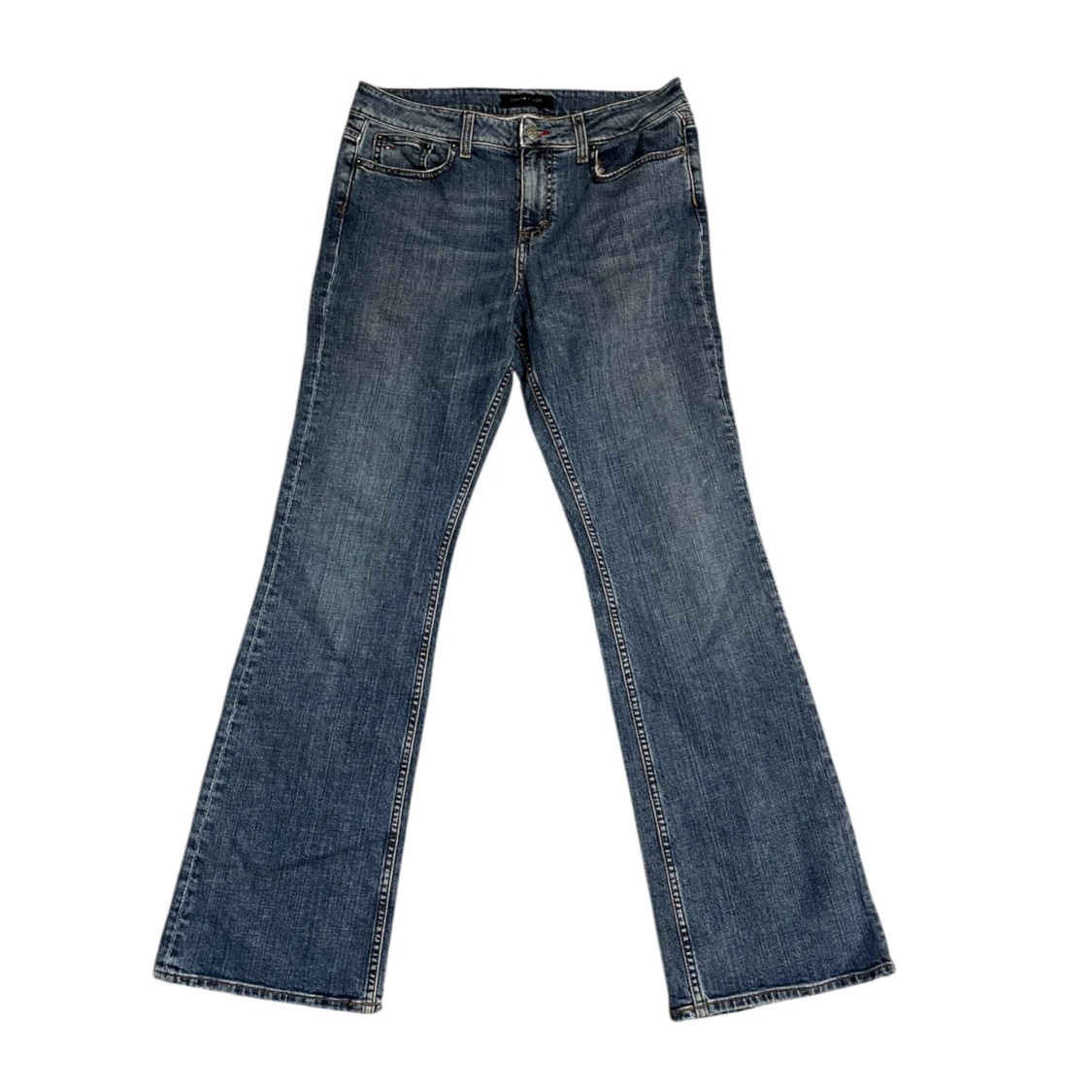 Blå bootcut jeans