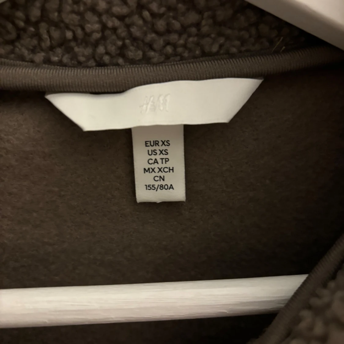 Brun teddyjacka - 90