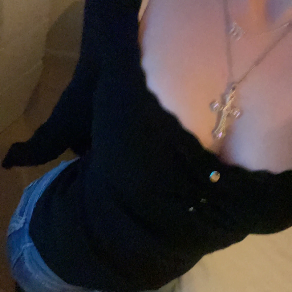 Svart ribbad tröja från Morgan - 92