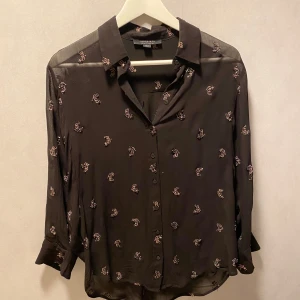 Black transperant sheer blouse with pearls from All Saints - New blouse, never worn just been hanging in the closet. From All Saints. It’s got 3/4 sleeves and buttons along the front. Very pretty. 