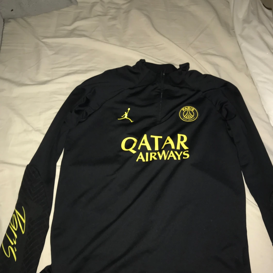 Svart långärmad tröja från Jordan x PSG