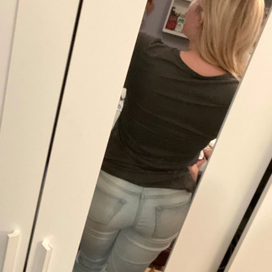 Mörkgrå tröja med tryck - 90