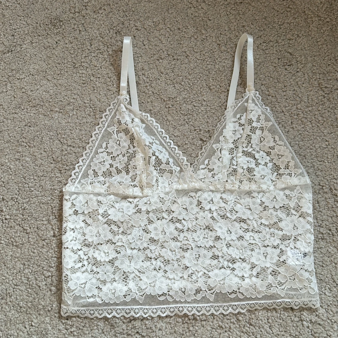 Vitt spetslinne - 90