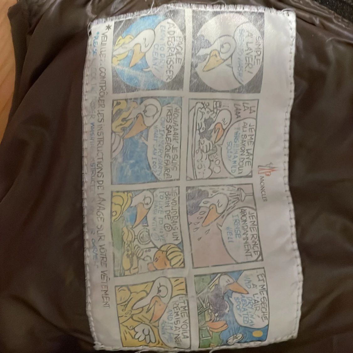 Brun dunjacka från moncler - 93