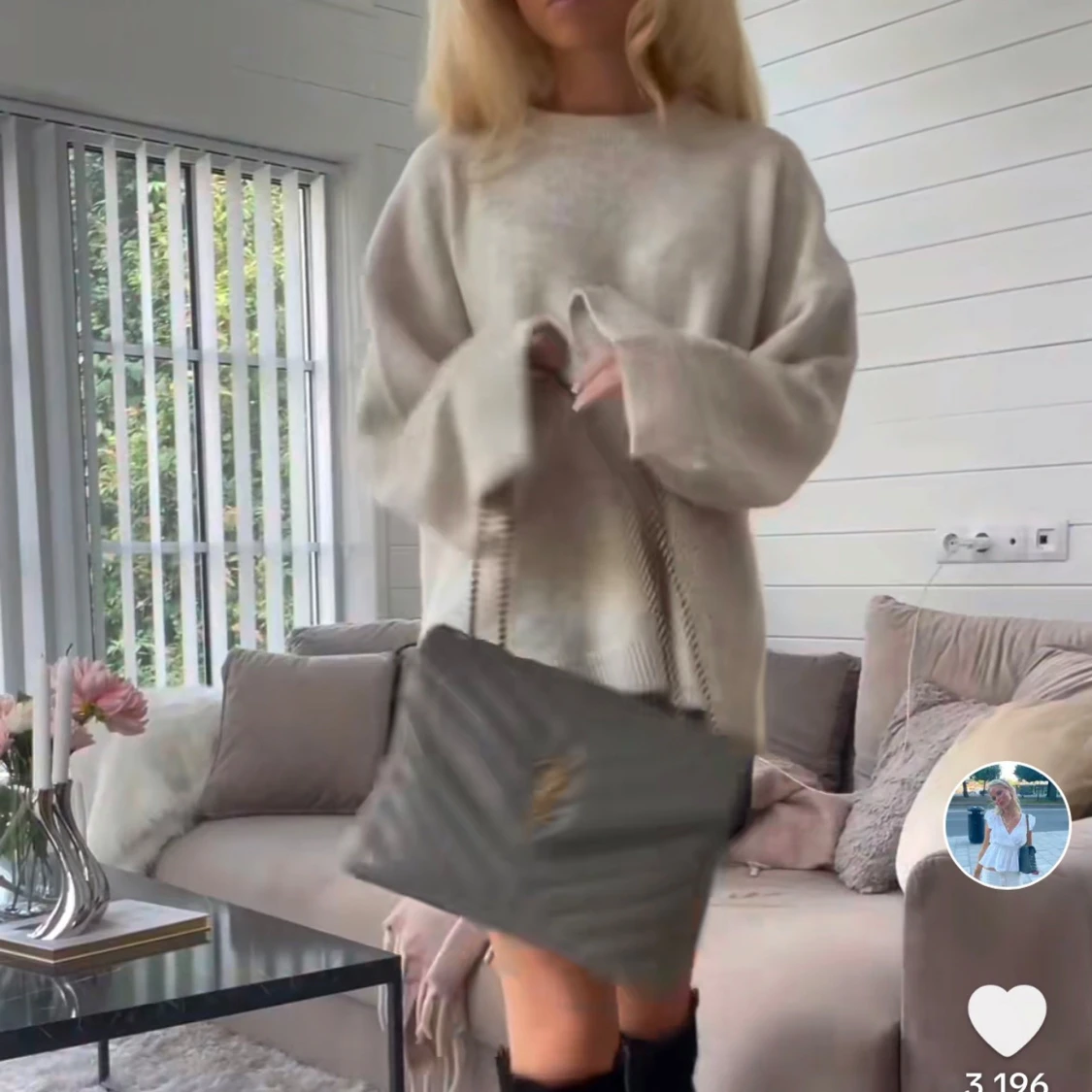 Stickad tröja från Gina! - 90