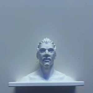 Zlatan skulptur gjord av 3d - En Zlatan i 3d ungefär 10 cm bred och 7 cm hög.