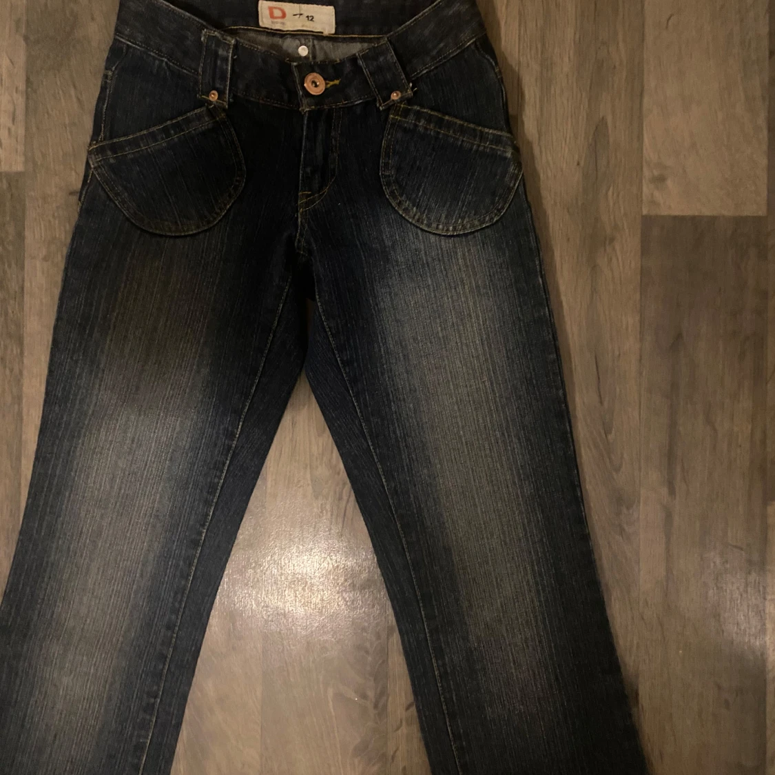 Lågmidjade bootcut jeans  - 90