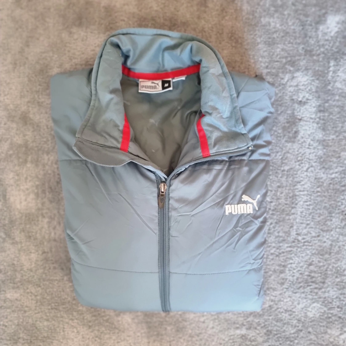 Turkosgrå pufferjacka från Puma - 4