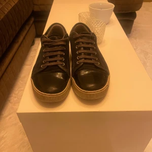 Lanvins - Snygga navy lanvin med snörning och en robust sula. Perfekta för en avslappnad stil. Skorna har en klassisk design med rund tå och är tillverkade i ett material som ger en stilren look.