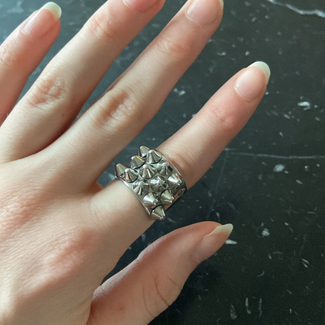 Silver spets ring - 2