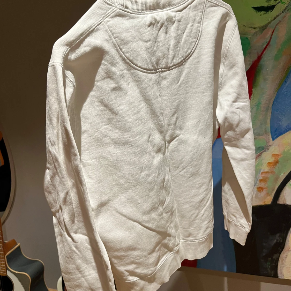 Vit sweatshirt från Kenzo med tigerbroderi - 3