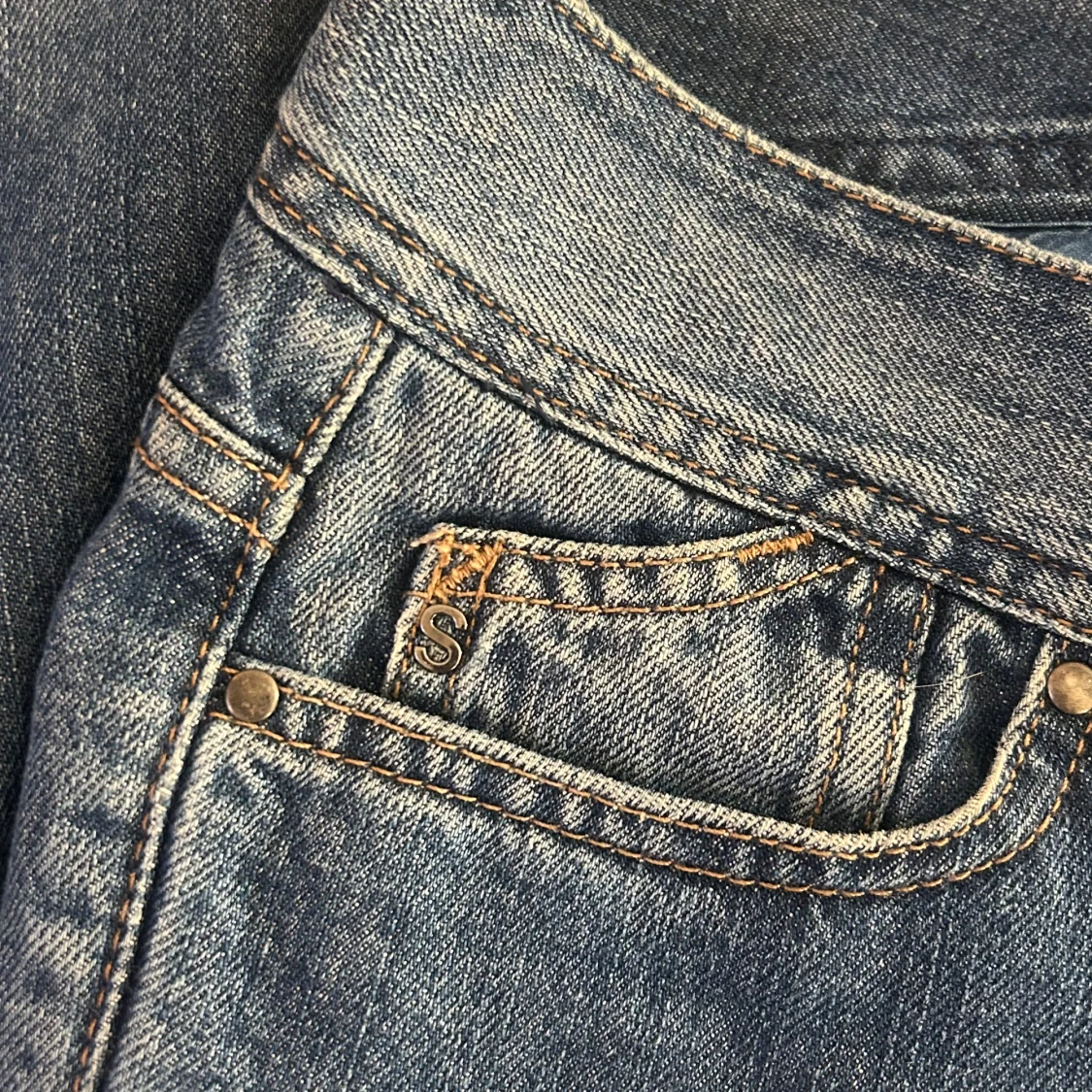 Blå bootcut jeans från Seven7 - 3