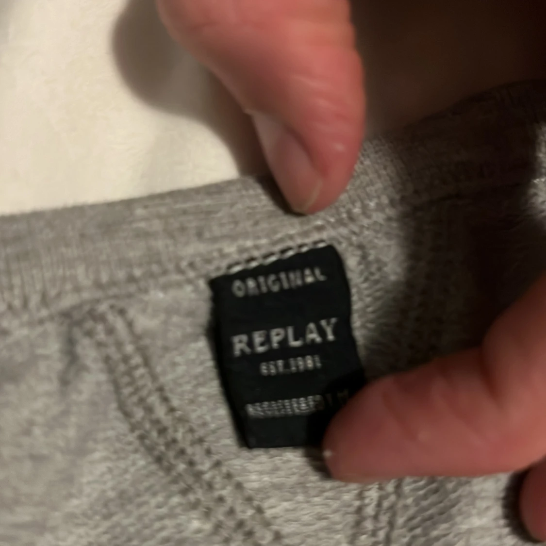 Grå sweatshirt från Replay - 2