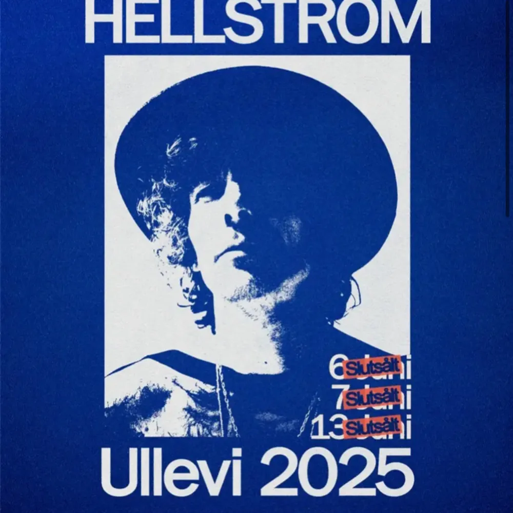 Söker 2st Håkan Hellström biljetter till Ullevi 2025! Helst till 6e men 7e och 13e går bra.. Accessoarer.