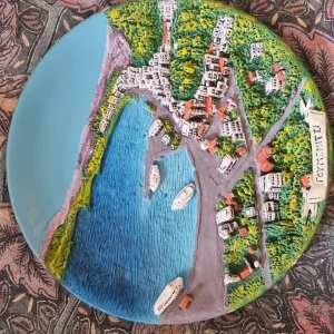 Keramik tavla - Inköpt i grekland.